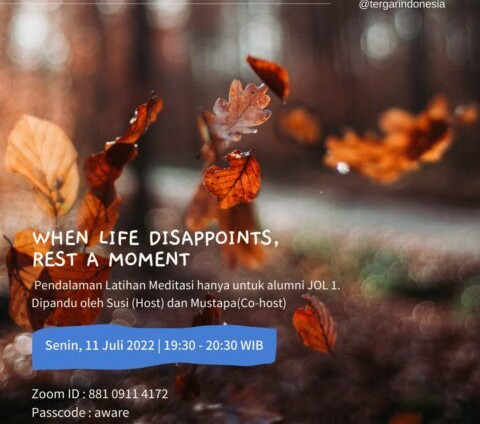 When Life Disappoints, Rest a Moment